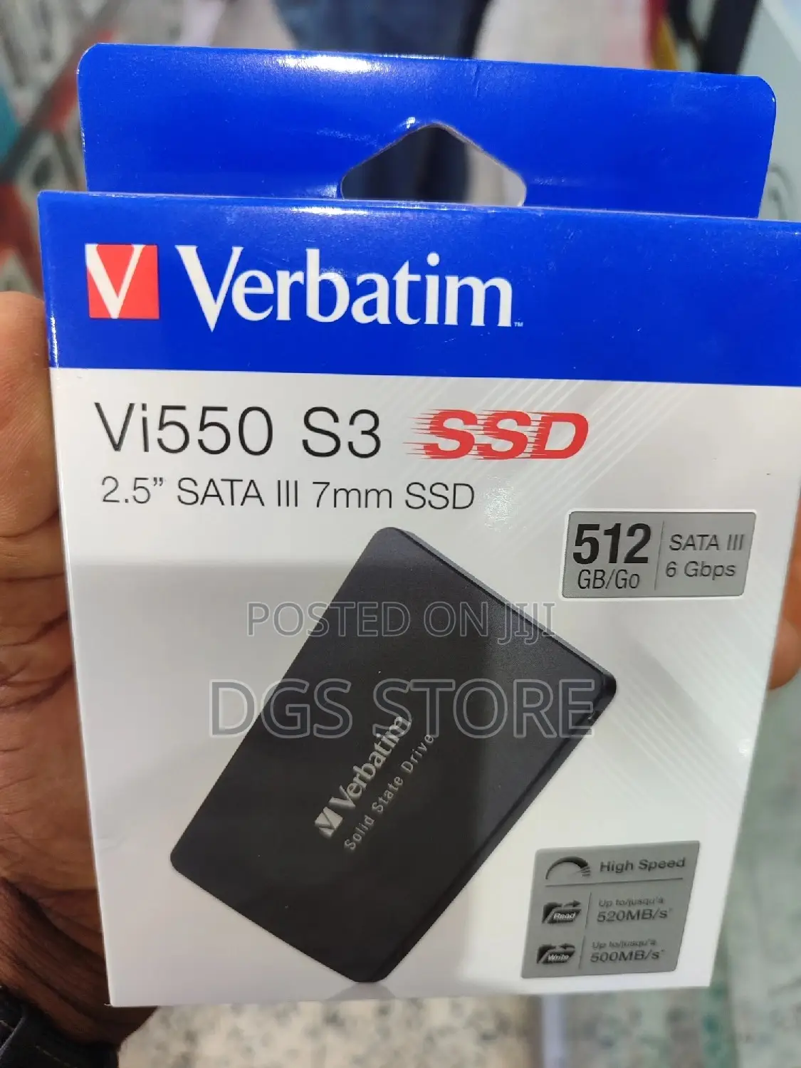 Verbatim V1550 S3 Internal SSD 512gb Hard Drive