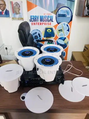 Orginal Bose Ceiling Speakers With Powered Amplifier