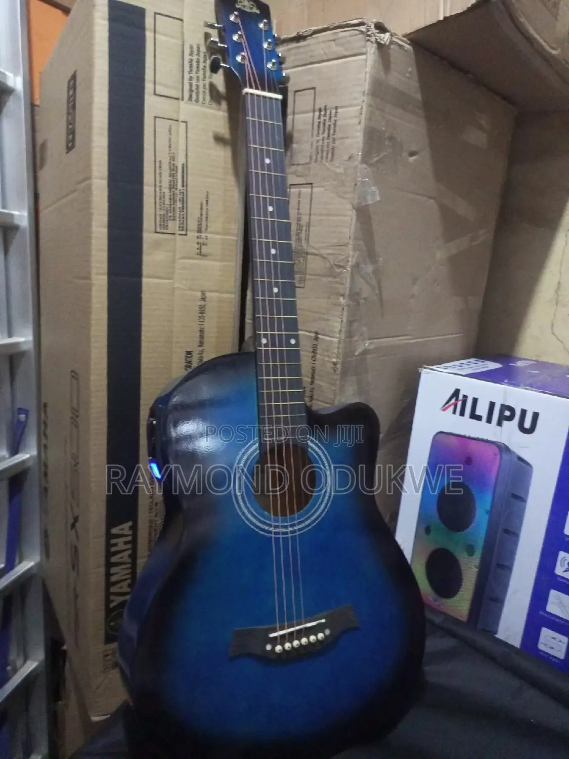 Solid Acoustic Semi Electric Guitar With EQ