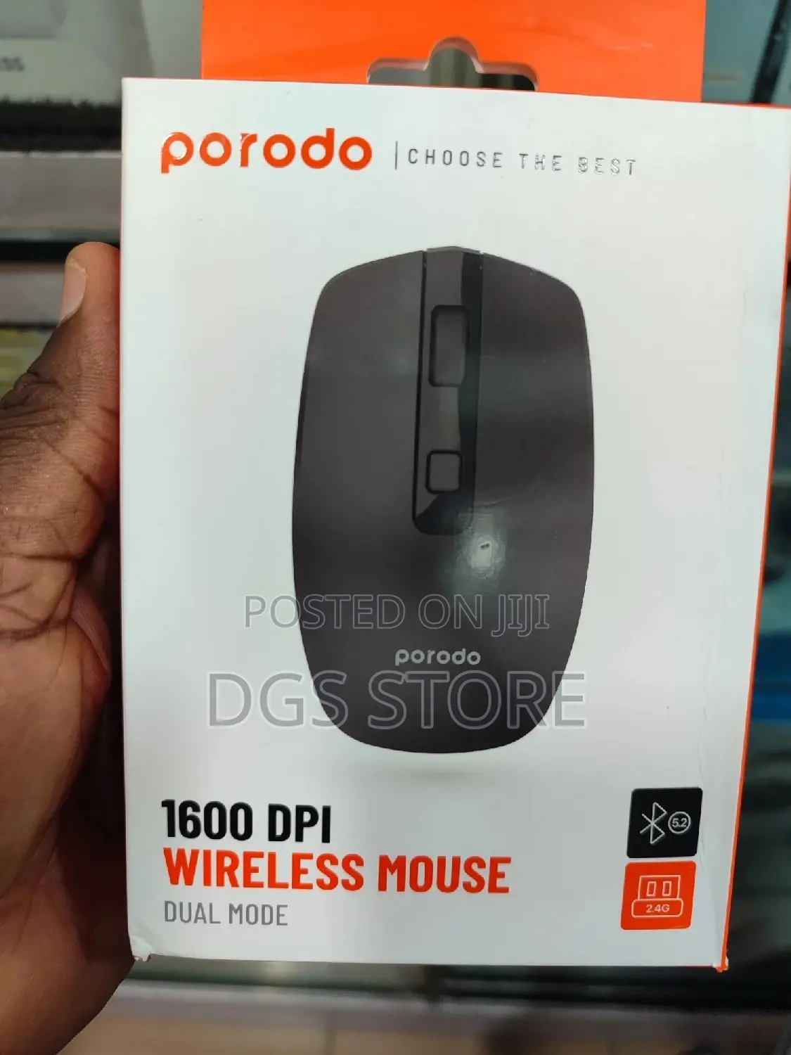 Porodo 1600 DPI Wireless Mouse Dual Mode