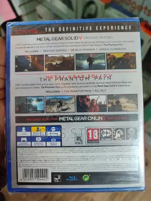 PS4 Metal Gear Solid v Game