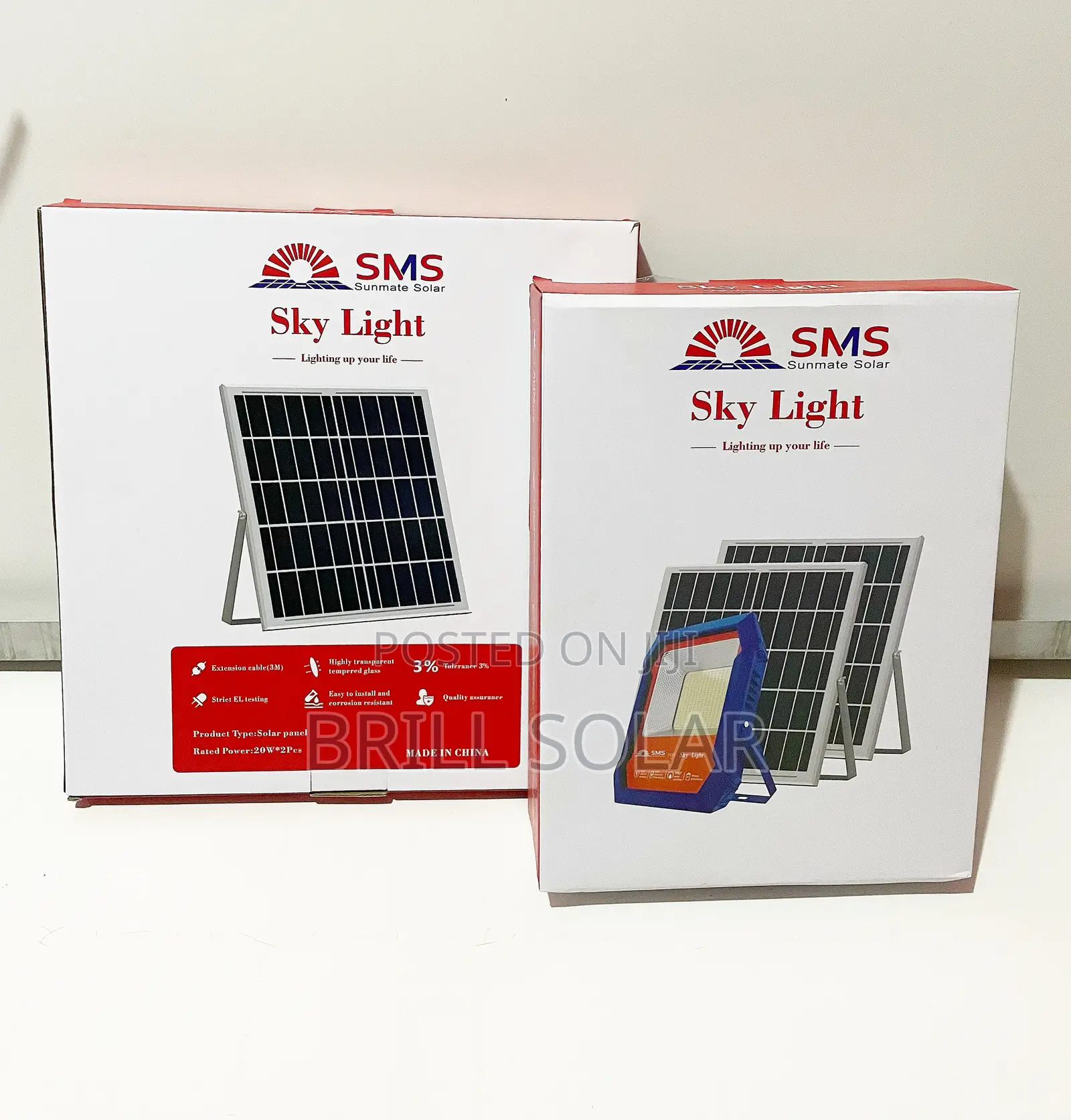 200w SMS Solar Flood Light - Sky Light