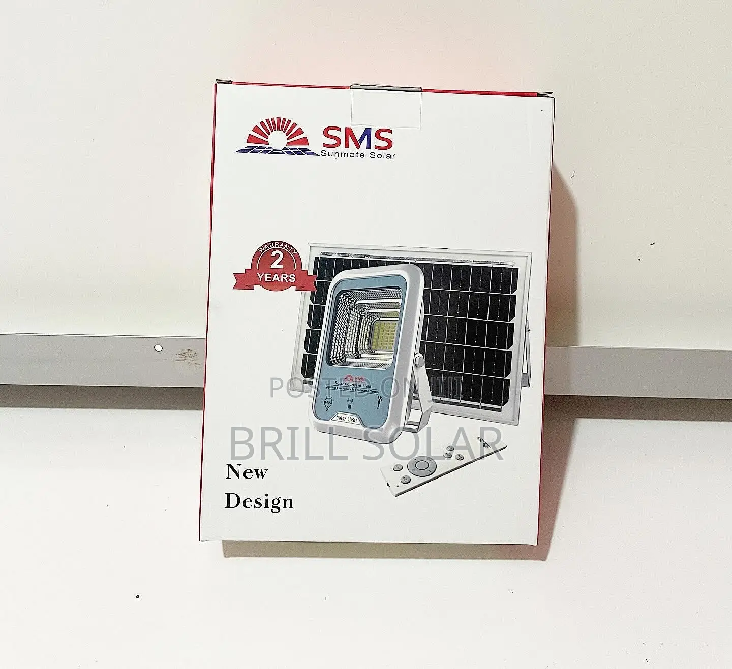 100w SMS Solar Flood Light - Courtyard Light