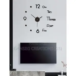 120CM(45'') Large DIY 3d Letter/Number Clock