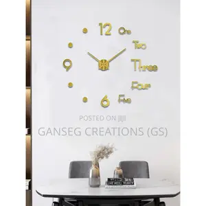 120CM(45'') Large DIY 3d Letter/Number Clock