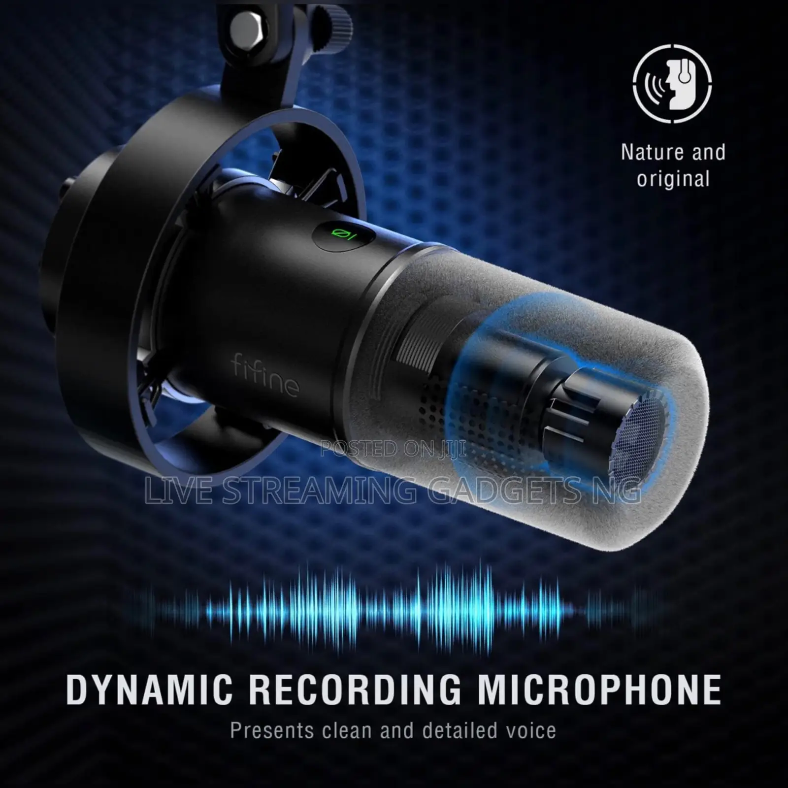Fifine Dynamic Podcast Microphone
