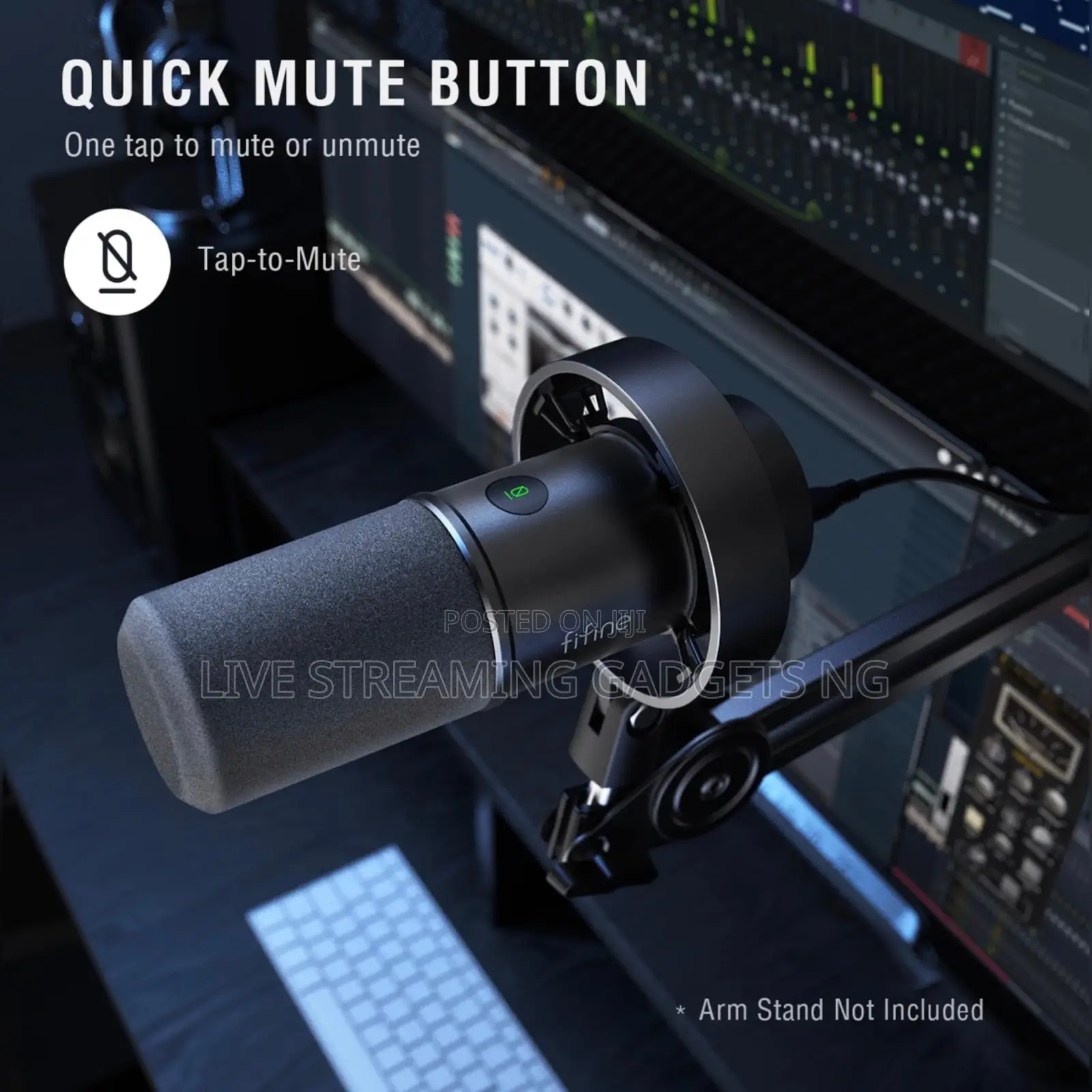 Fifine Dynamic Podcast Microphone