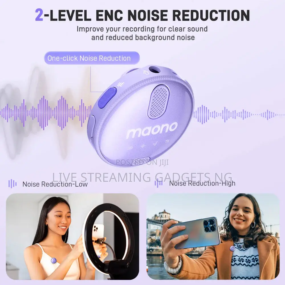 Maono Wm620 Wireless Lavalier Mic