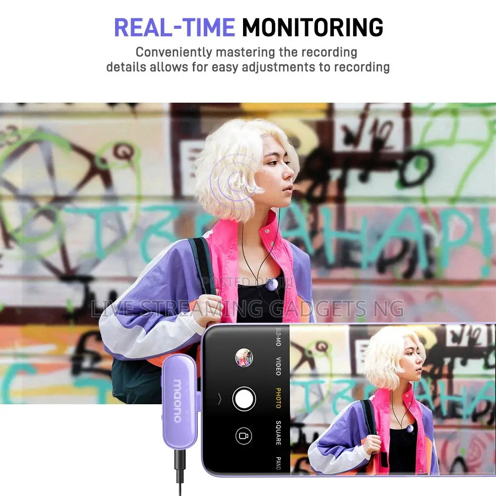 Maono Wm620 Wireless Lavalier Mic