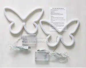 Butterfly Usb Neon Sign LED Light Wall Decor