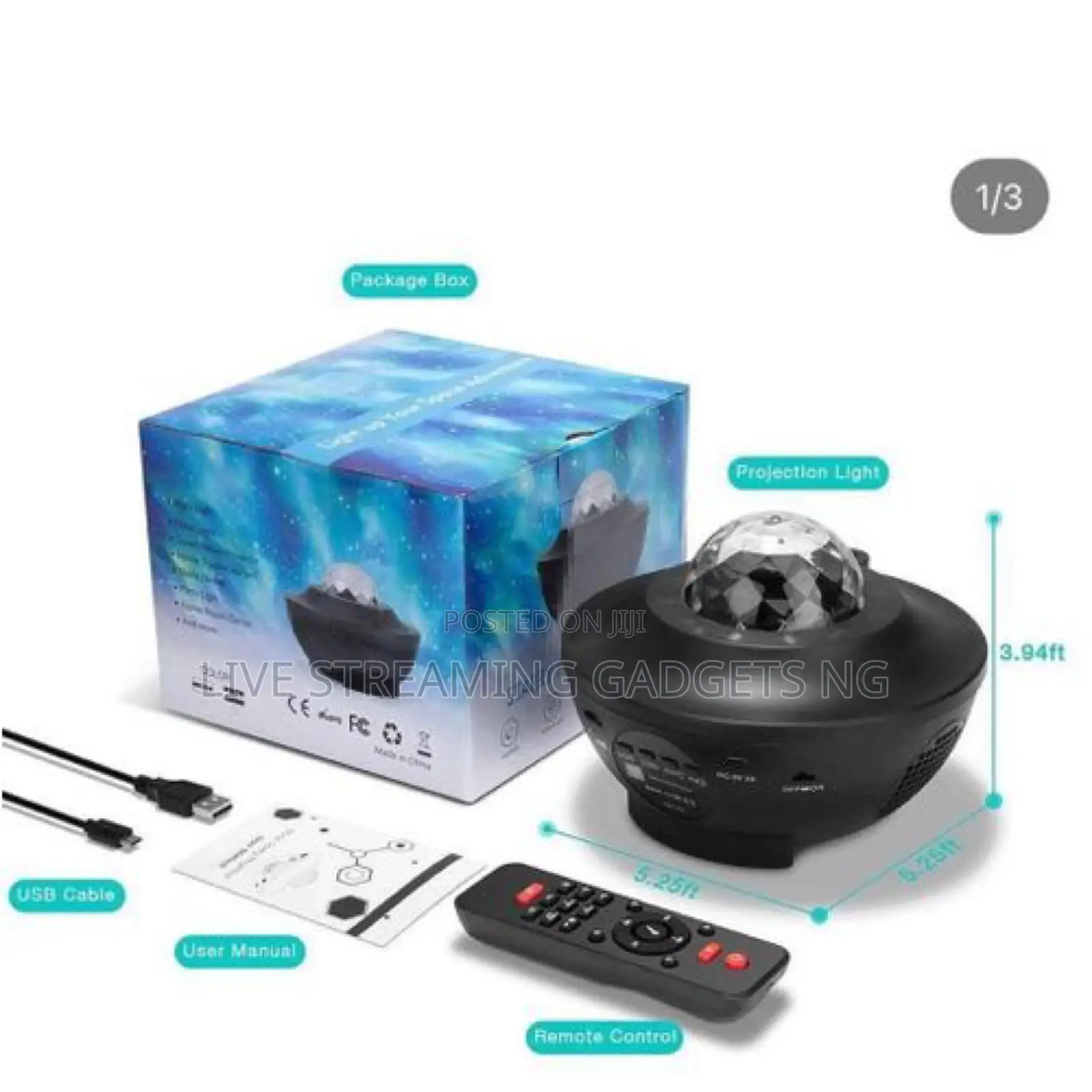 Starry Galaxy Projector Ambience Light