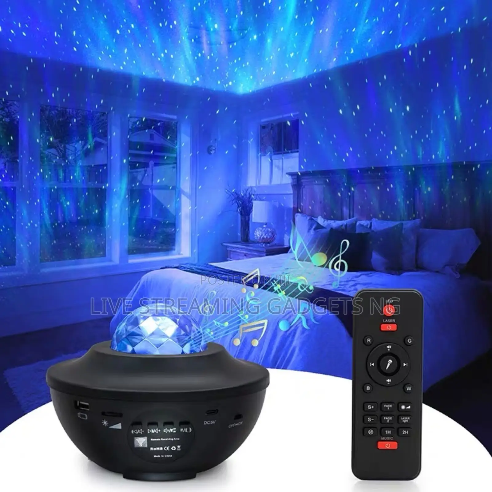 Starry Galaxy Projector Ambience Light