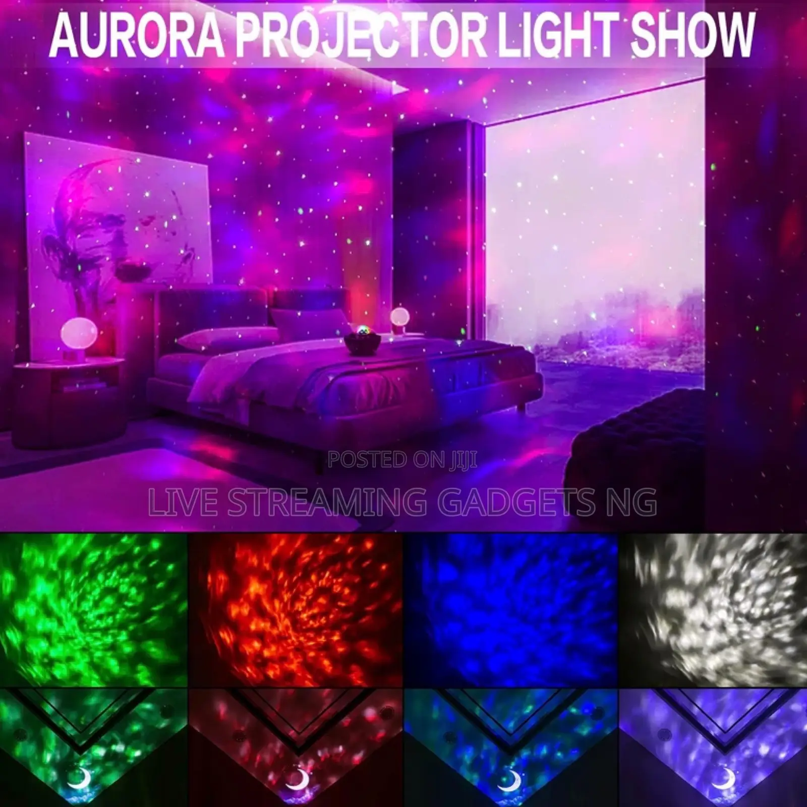 Starry Galaxy Projector Ambience Light