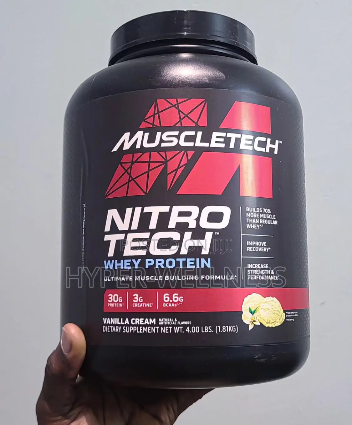Muscle Tech Nitrotech Whey 30g Protein 4lb