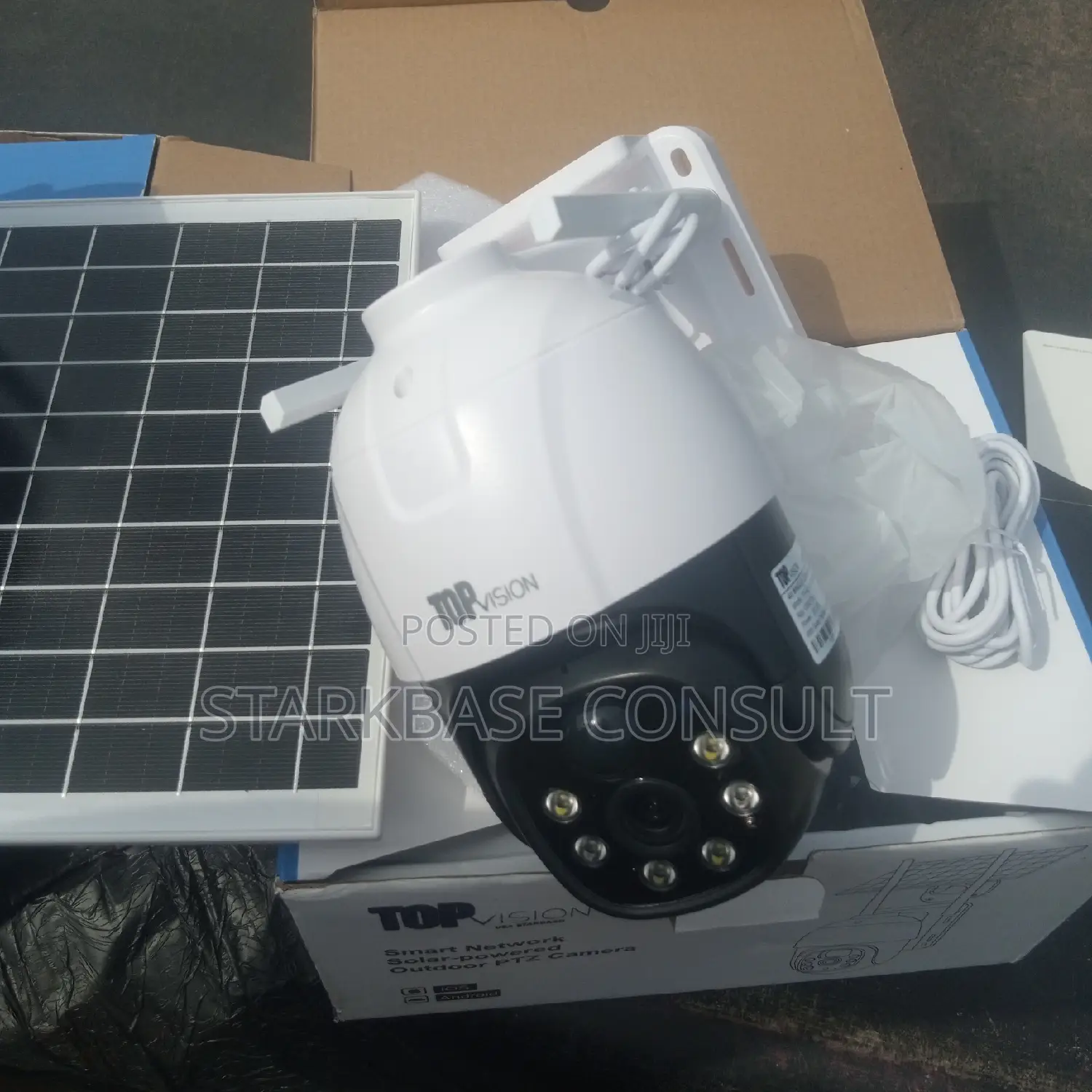 Solar PTZ Security Audio Camera