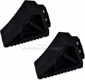 Black Rubber Wheel Chock