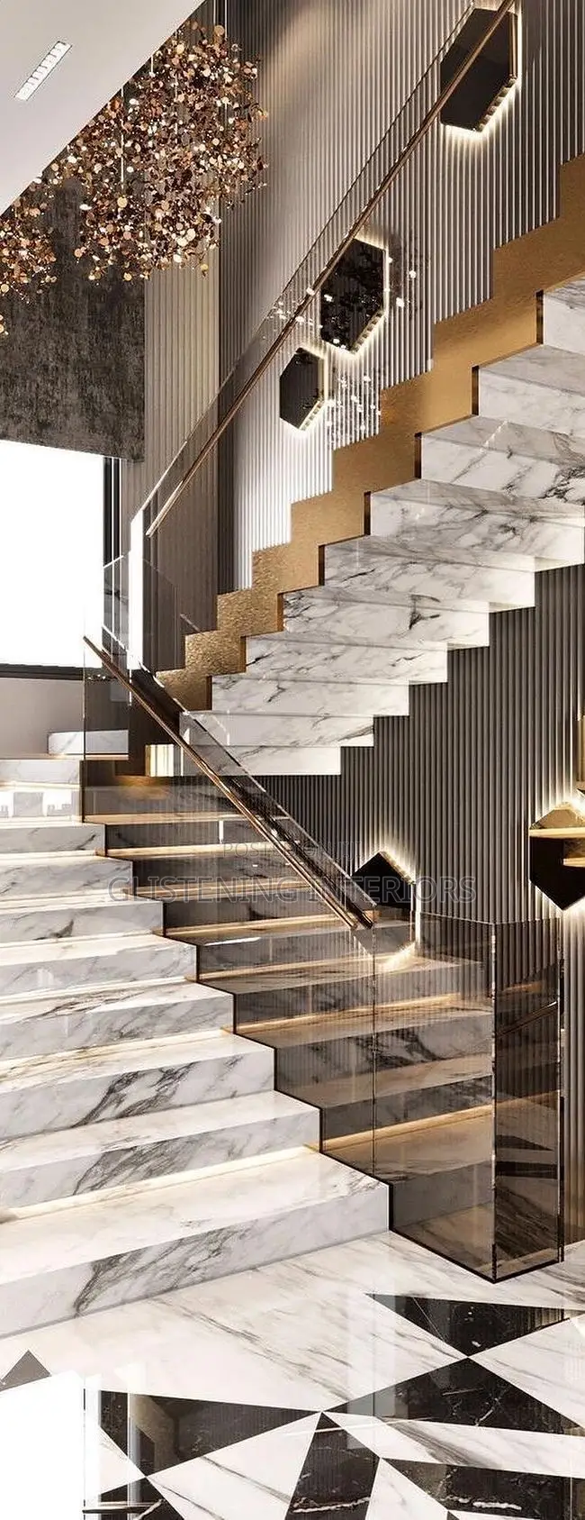 Modern Staircase 10mm Tempered Glass