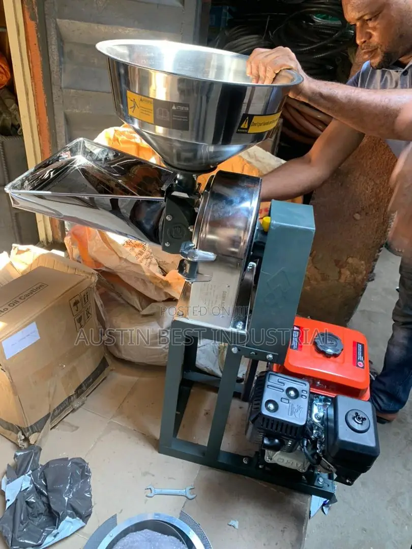 Petrol Engine Hammer Mill Grinder