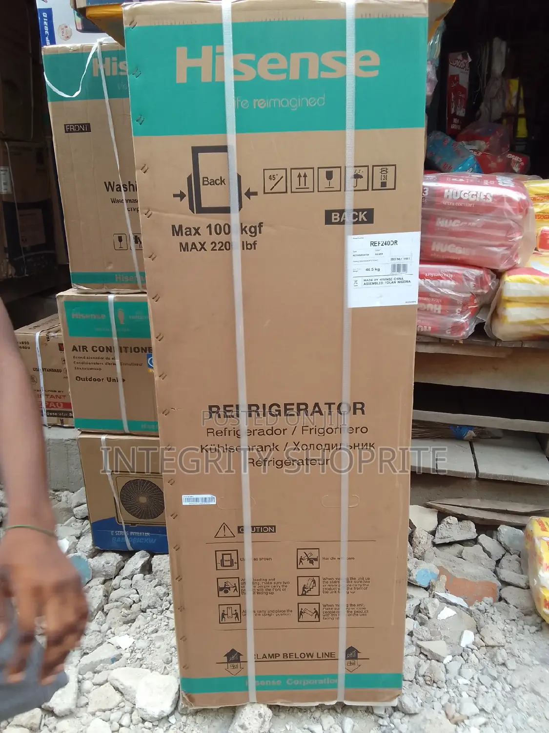 ￼
Hisense 2200L Refrigerator With Bottom Freezer