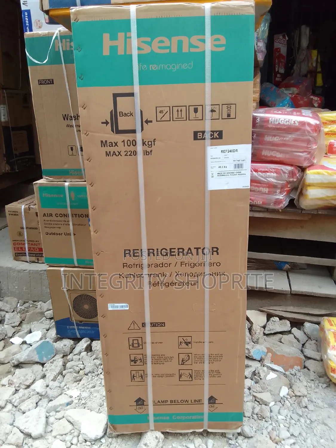 ￼
Hisense 2200L Refrigerator With Bottom Freezer
