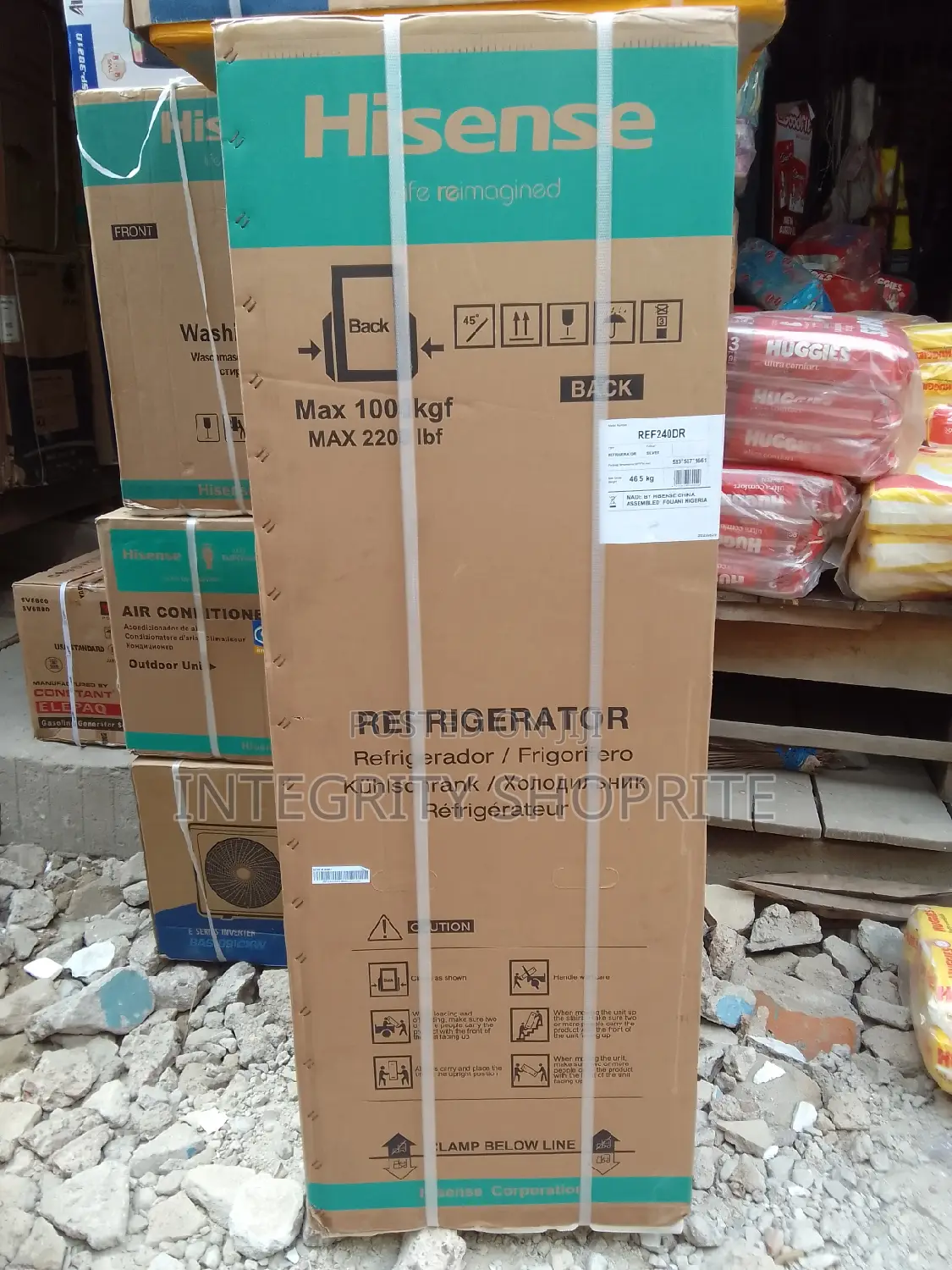 ￼
Hisense 2200L Refrigerator With Bottom Freezer