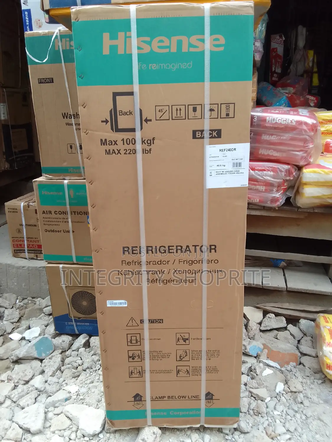 ￼
Hisense 2200L Refrigerator With Bottom Freezer
