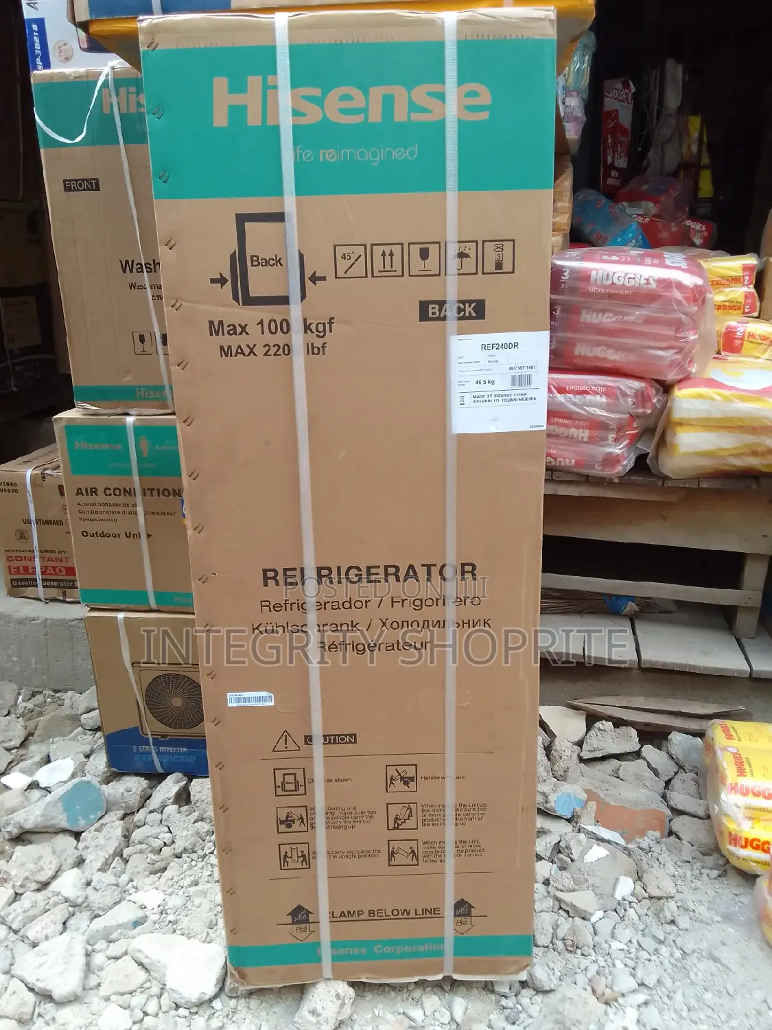 ￼
Hisense 2200L Refrigerator With Bottom Freezer