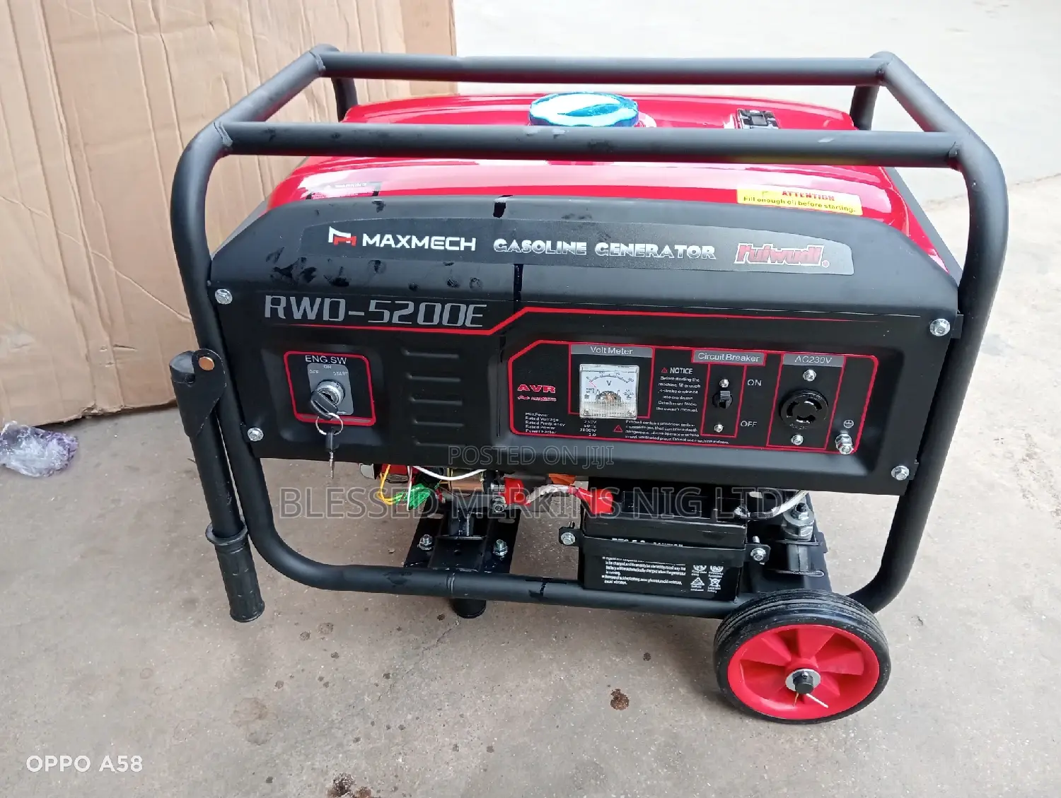 Max-Mech Petrol Generator 3.Kva