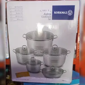 10pcs Korkmaz Stainless Pot Set