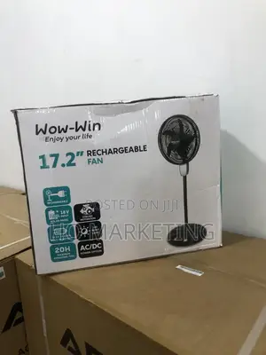 Rechargeable Standing Fan Wow Win 17.2''