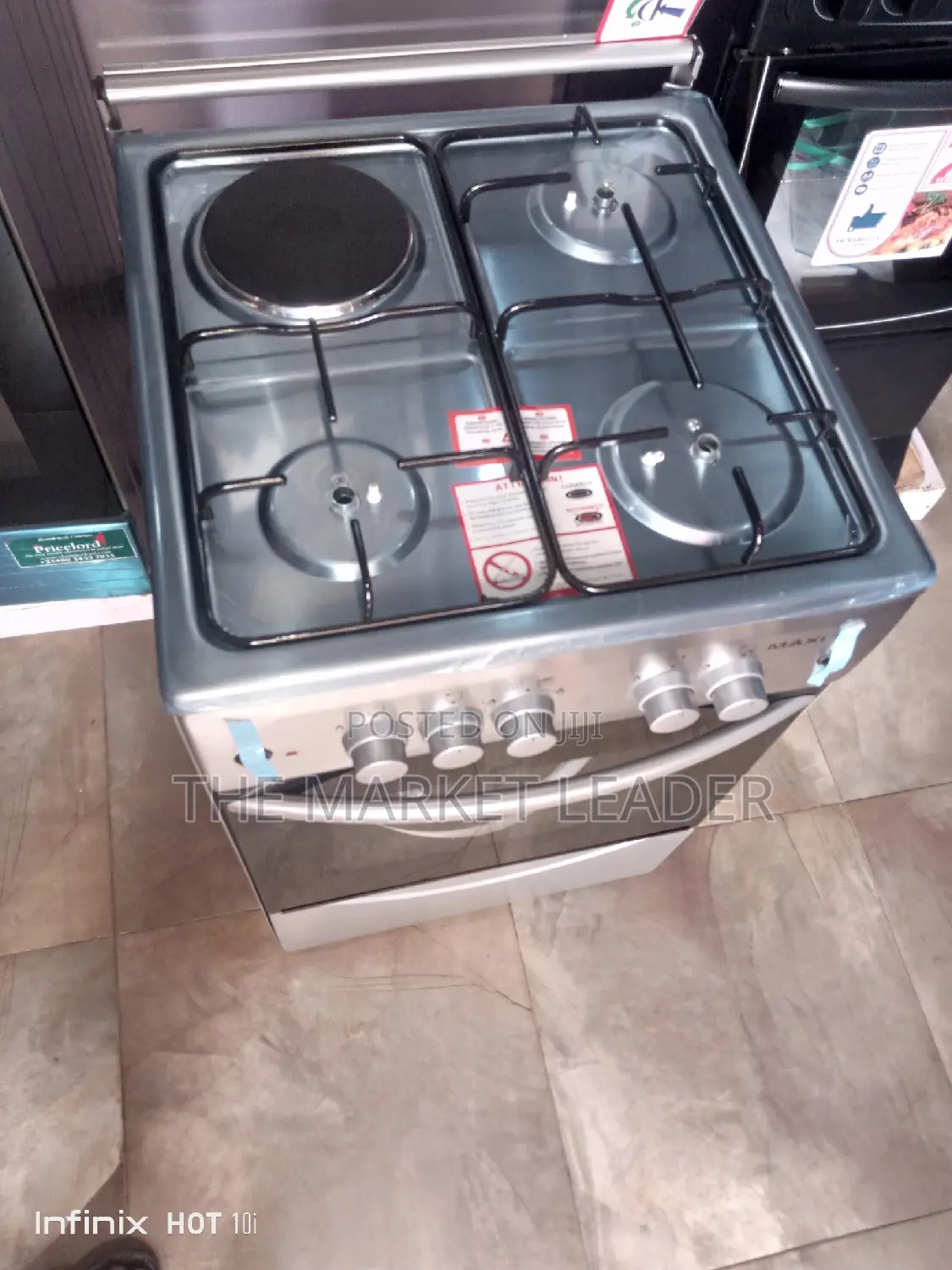 Maxi 3+1 Burners Standing Gas Cooker