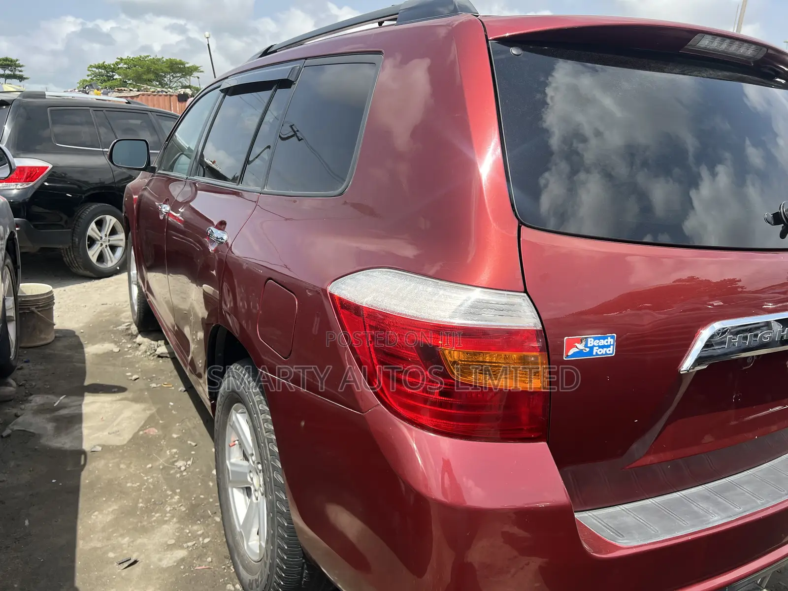 Toyota Highlander 2010 Red