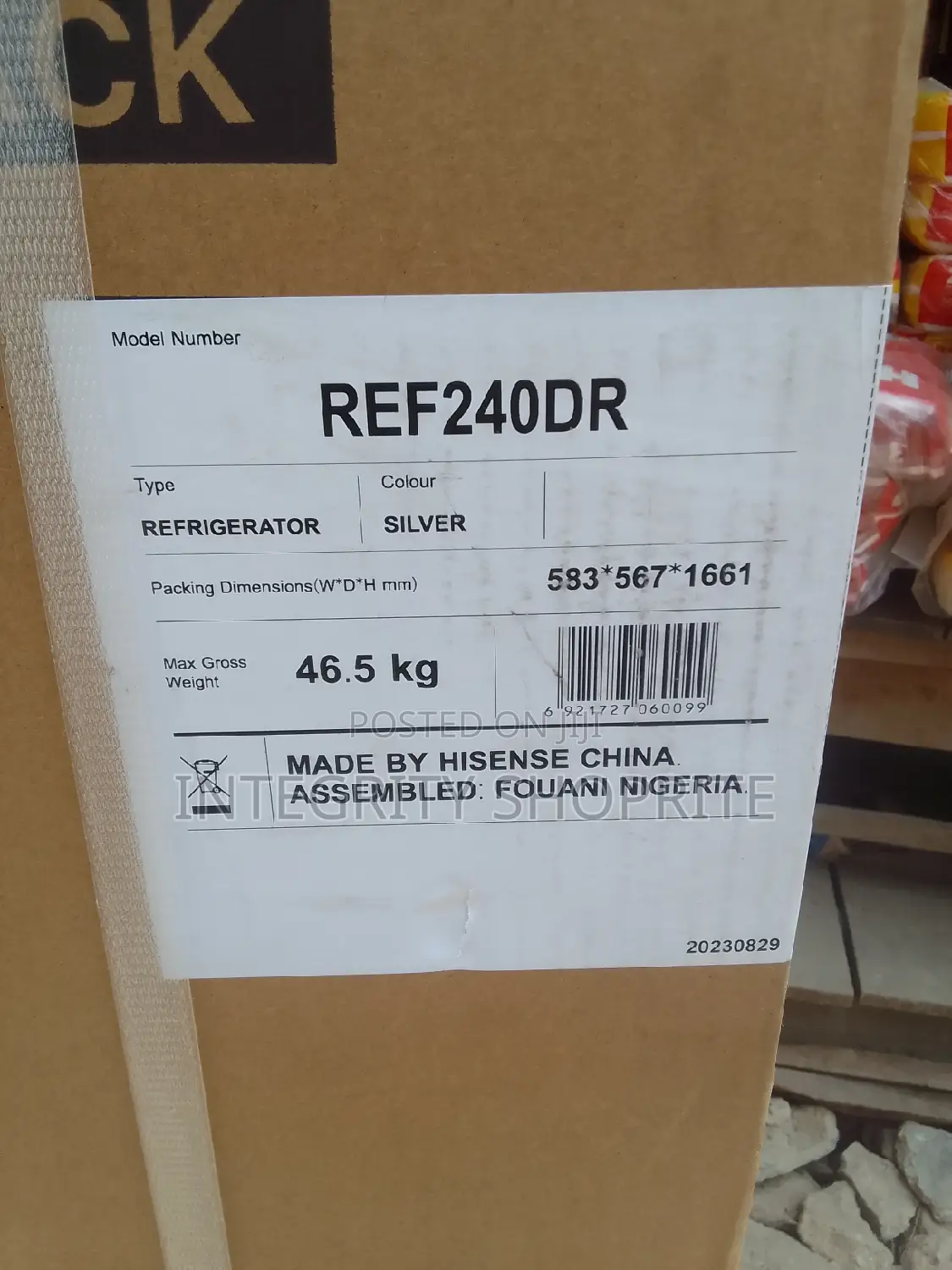 ￼
Hisense 2200L Refrigerator With Bottom Freezer
