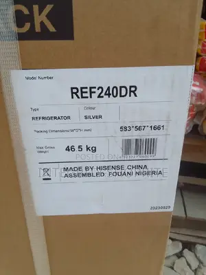 ￼
Hisense 2200L Refrigerator With Bottom Freezer