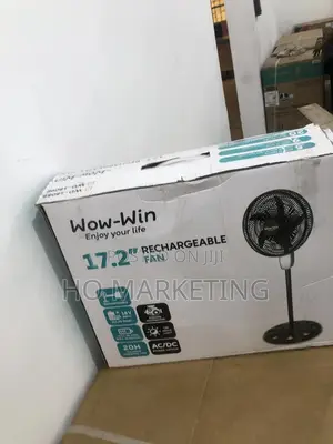 Reachargeable Wow Win Standing Fan 17.2''