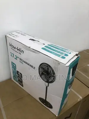 5 Strong Blade Rechargeable Standind Fan