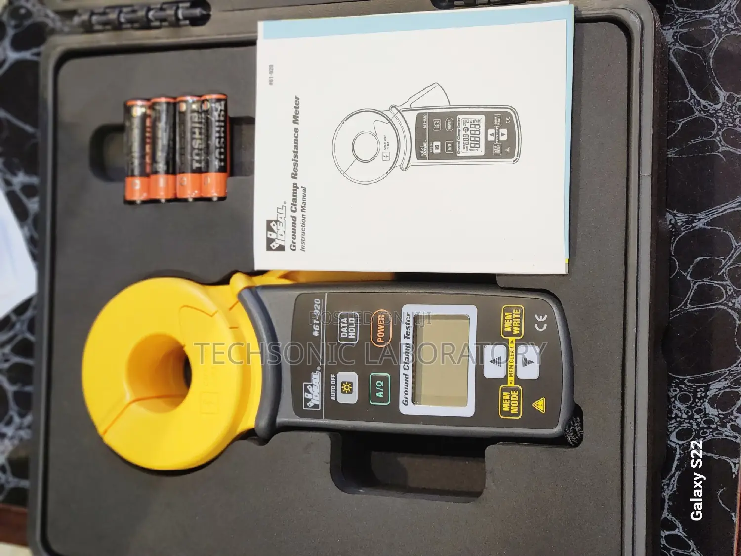 Grond Clamp Resistance Meter