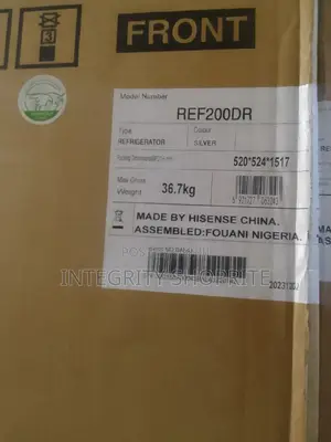 Hisense 154l Double Door Refrigerator Silver- Ref200dr