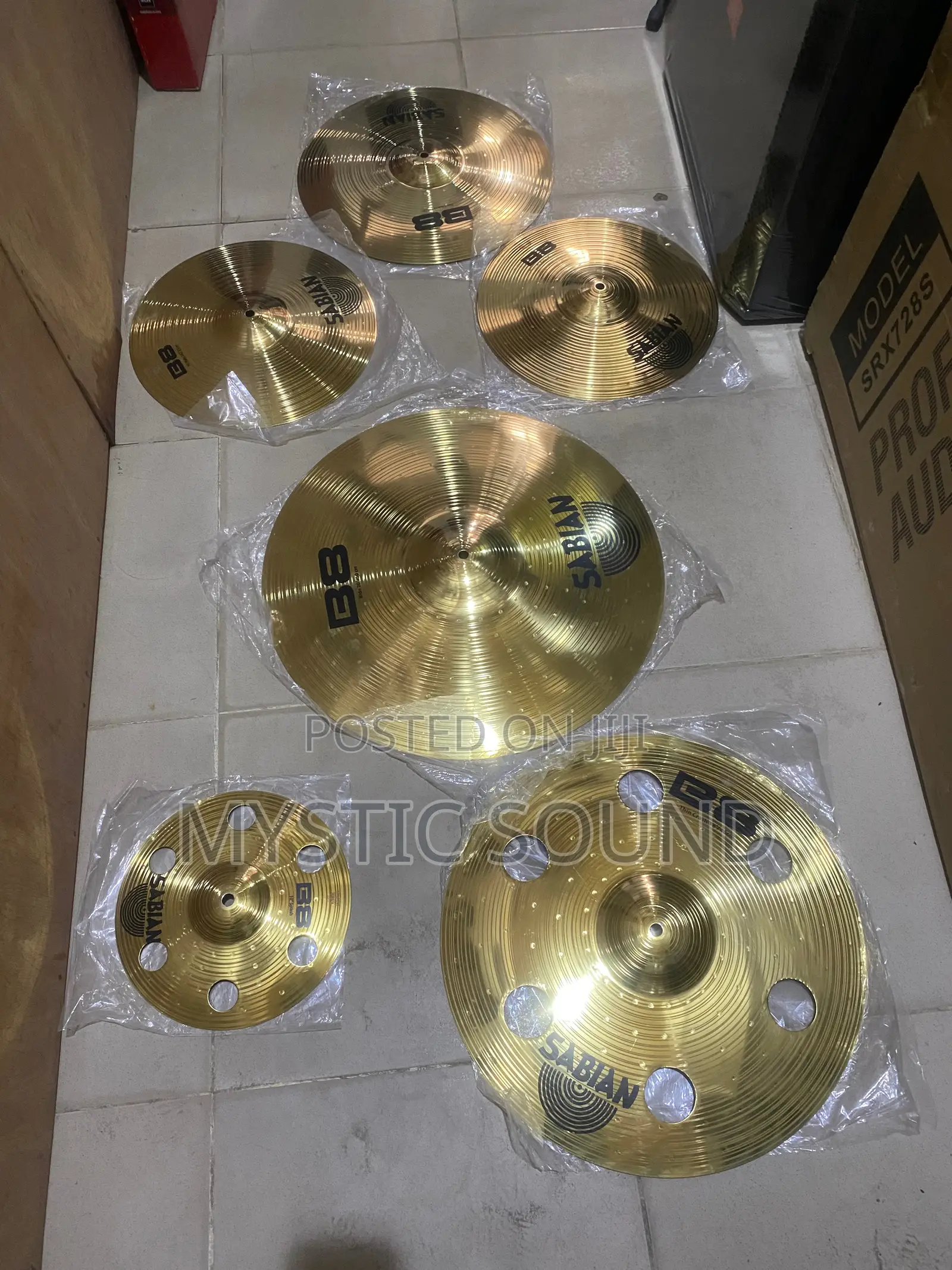B8 Sabian Cymbals Full Set