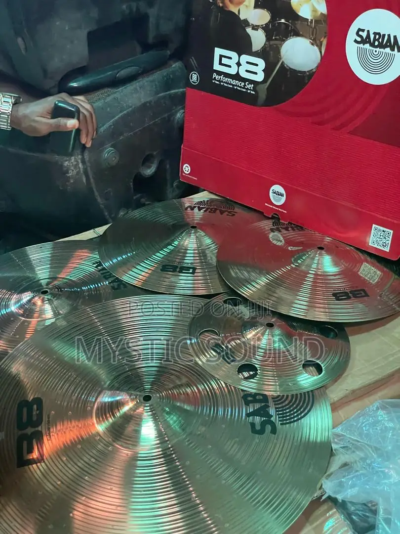 B8 Sabian Cymbals Full Set