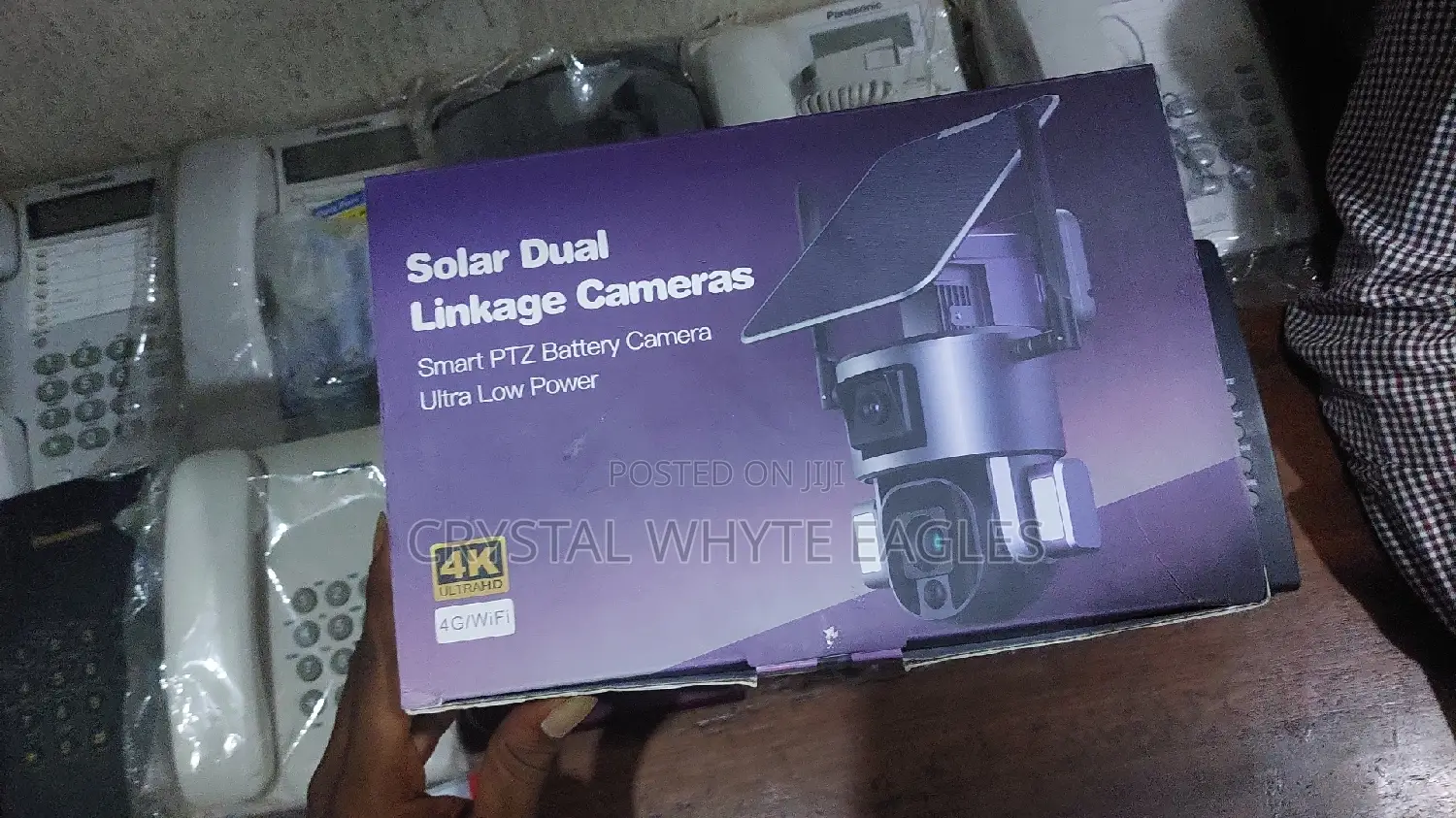 Solar Dual Linkage Cameras 8mp