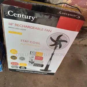 Century 16" Rechargeable Fan, Model Number FRC-40-D