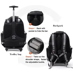 Aoking Backpack With Trolley Small
