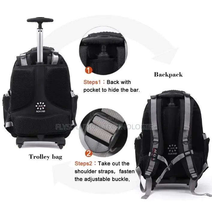 Aoking Backpack With Trolley Big