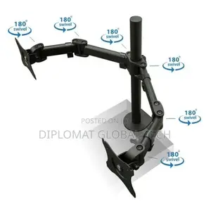 Smaat Dual Monitor Arm Desk Mount For 17 To 32 Inch