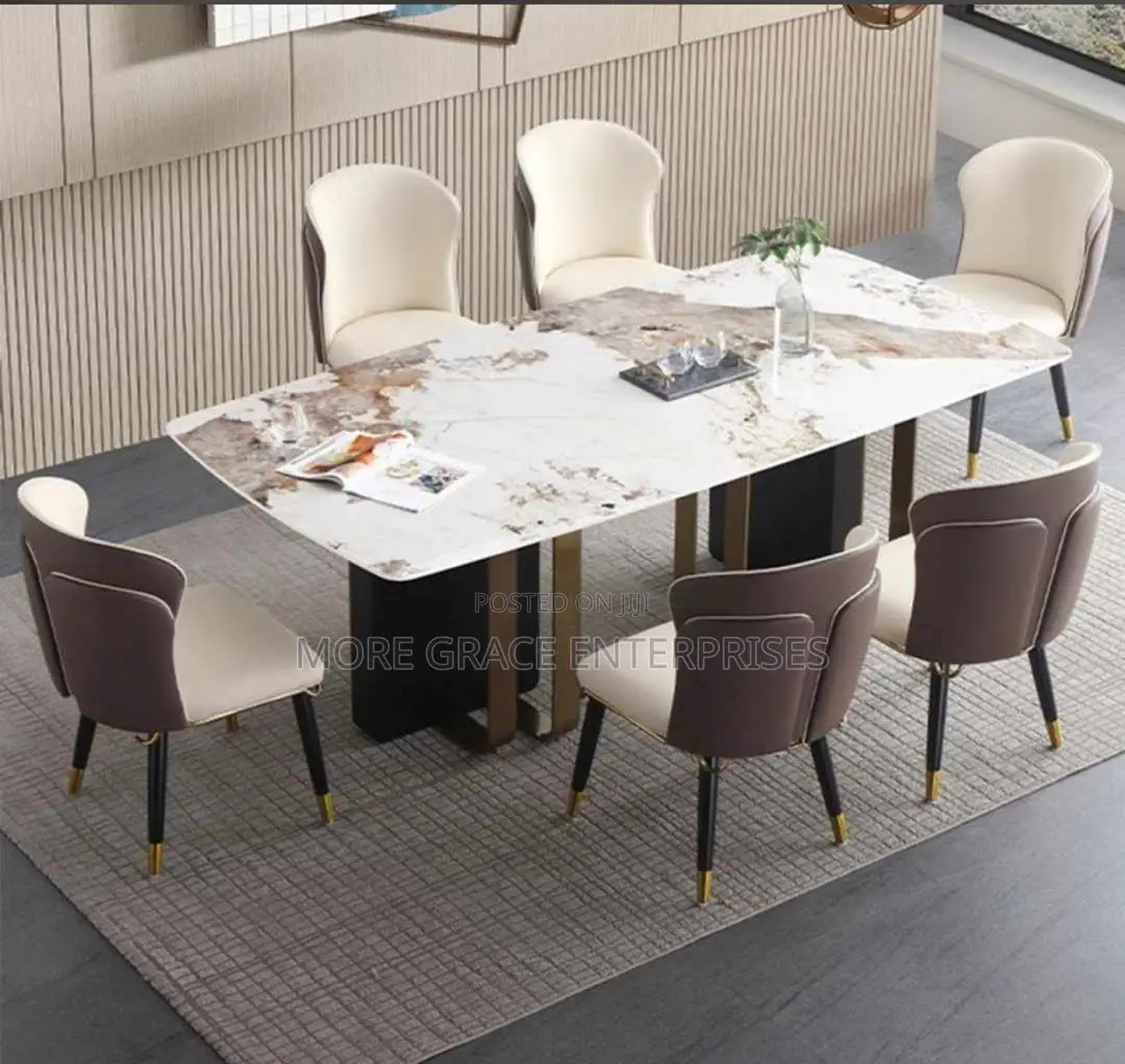 Special Dining Set,6 Seater With Marble Top.