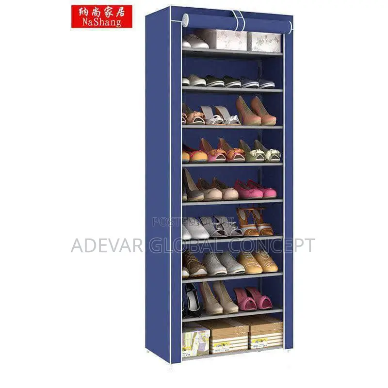 9 Layers Shoe Rack With Fabric Cover