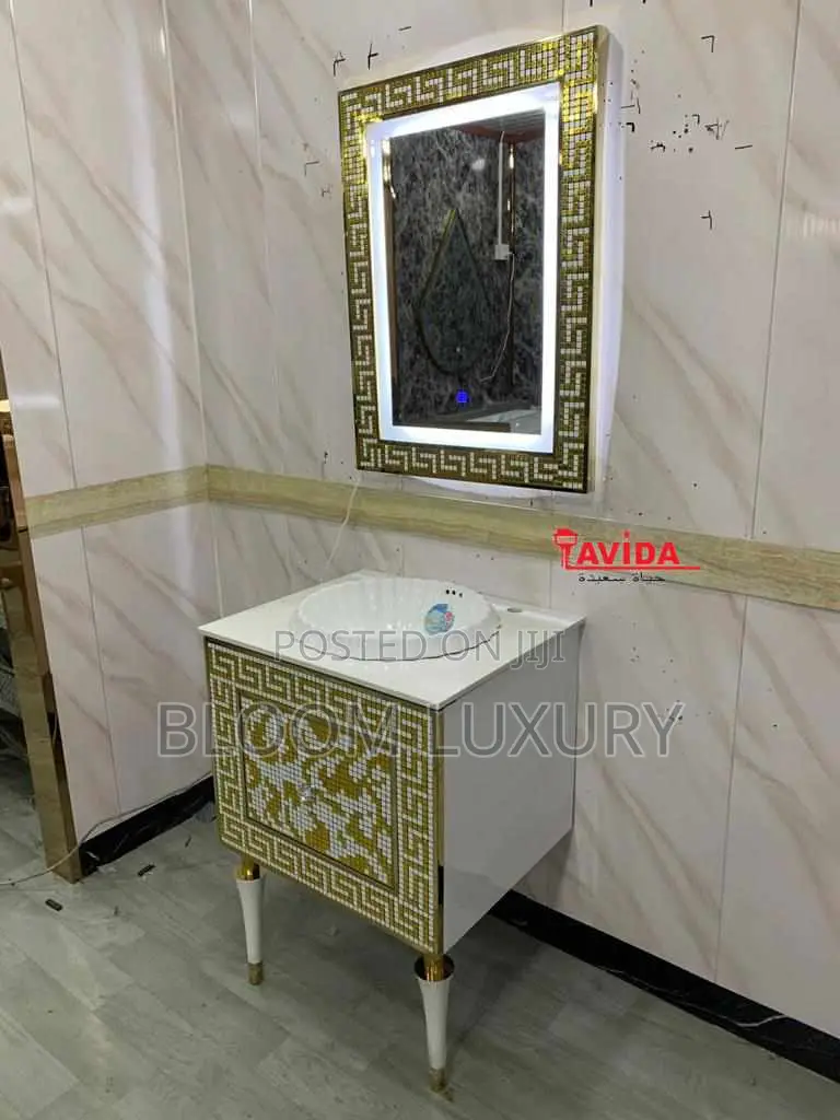 Bathroom or Dining Cabinet With Led Mirror