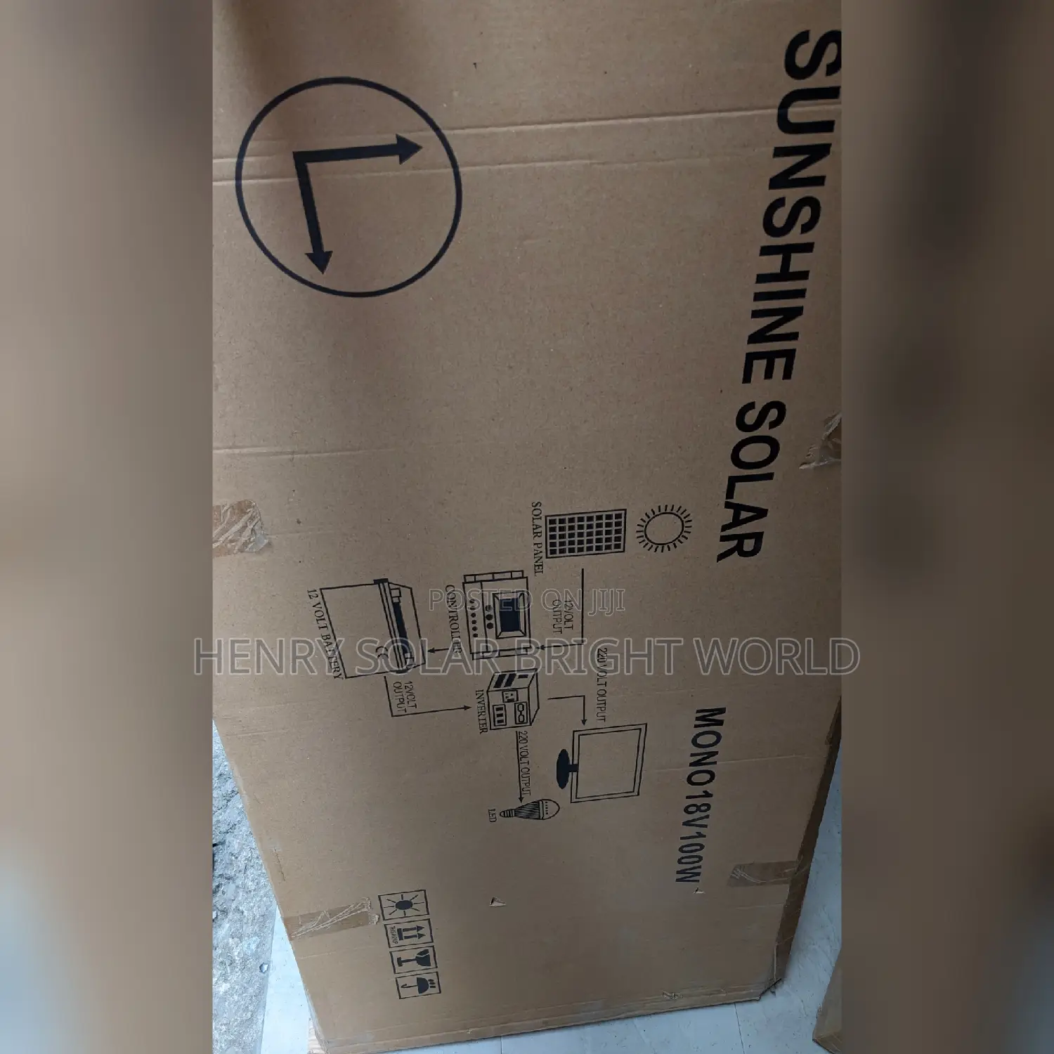 100w Solar Panel 18v Sunshine Panel