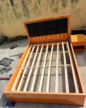 6×6 Bedframe With Side Table